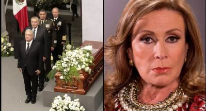 FOTO: ¿AMLO en el funeral de Consuelo Loera? Actriz lo exhibe y se vuelve la burla de X