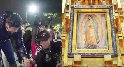 VIDEO: Peregrino llega de rodillas a Basílica de Guadalupe para que su exnovia lo perdone