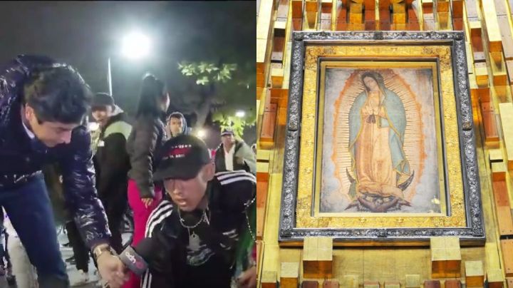 VIDEO: Peregrino llega de rodillas a Basílica de Guadalupe para que su exnovia lo perdone
