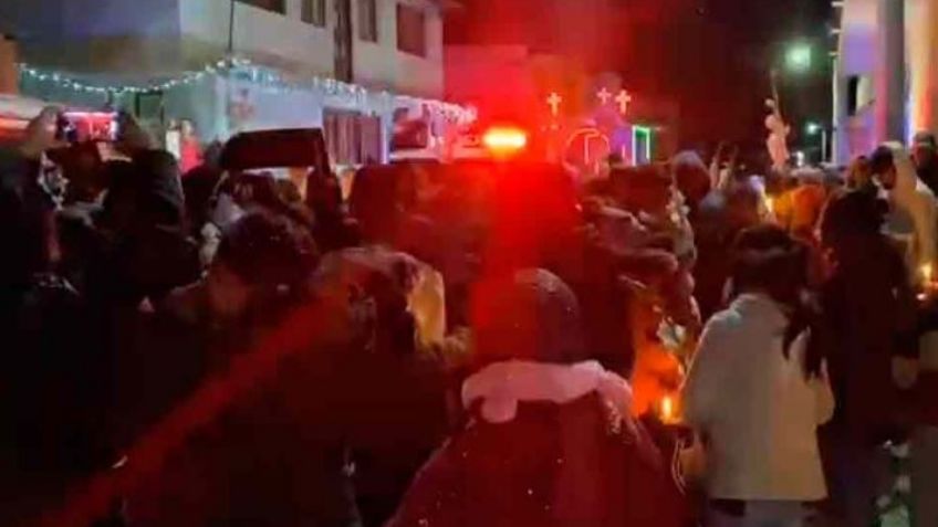 VIDEO: Así reciben los cuerpos de peregrinos atropellados en la México-Puebla en Acatzingo