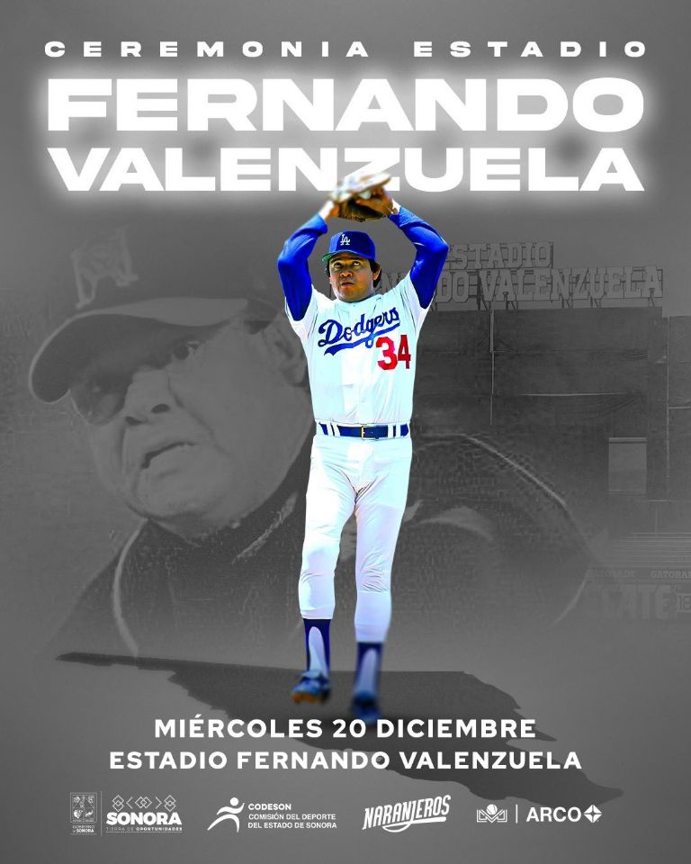Valenzuela será galardonado en Hermosillo
