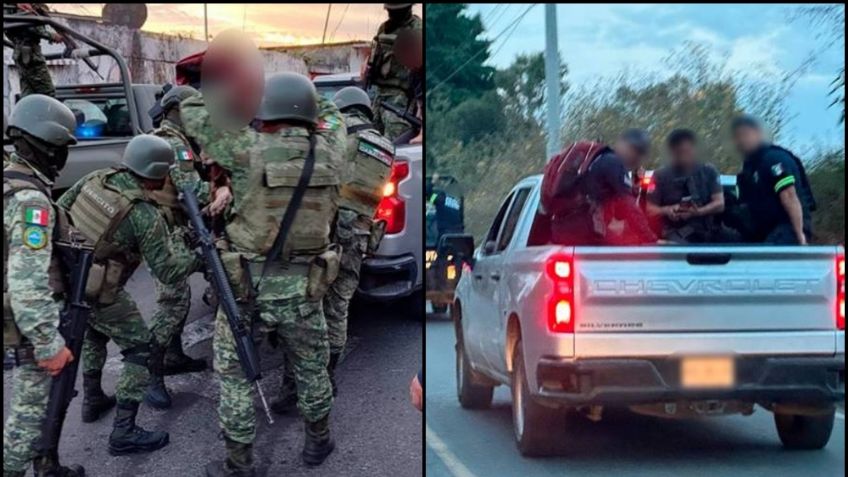 Habitantes de Edomex intentan linchar a dos presuntos ladrones; la policía los salva