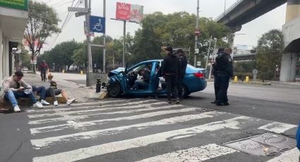 Sujeto borracho se estrella sobre avenida Patriotismo y deja 6 heridos; fue detenido