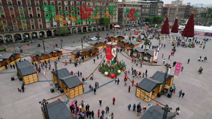 Así luce la Verbena Navideña en el Zócalo de la CDMX; estos artistas se presentarán