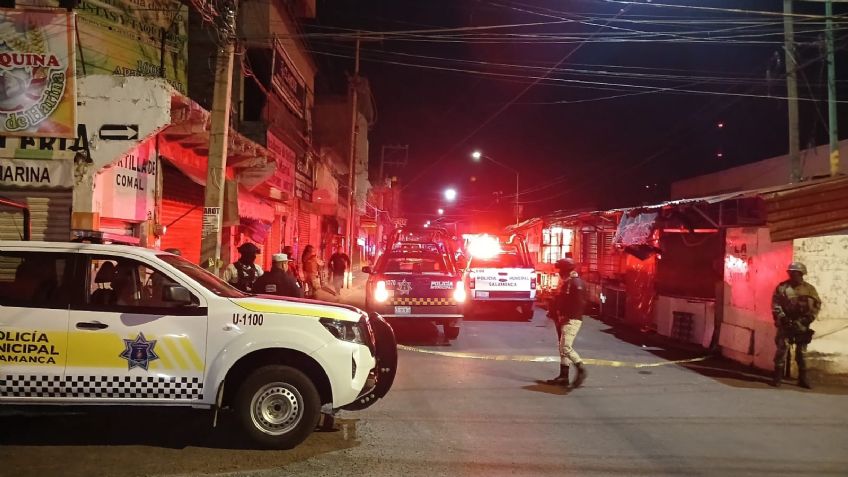 VIDEO: Ataque armado en barbería de Salamanca deja cuatro muertos y tres heridos