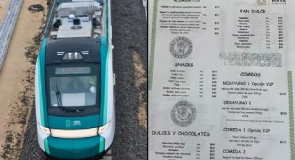 Menú del Tren Maya es criticado en redes sociales por sus elevados precios y errores ortográficos