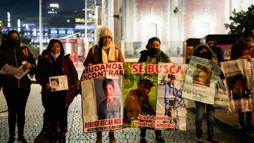 ¿Dónde están nuestros hijos? Madres buscadoras protestan contra el gobierno de AMLO