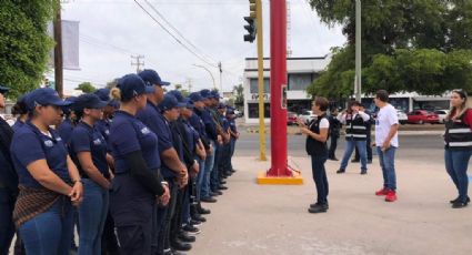 La SSPM ante la temporada decembrina refuerzan seguridad en el centro de Ciudad Obregón