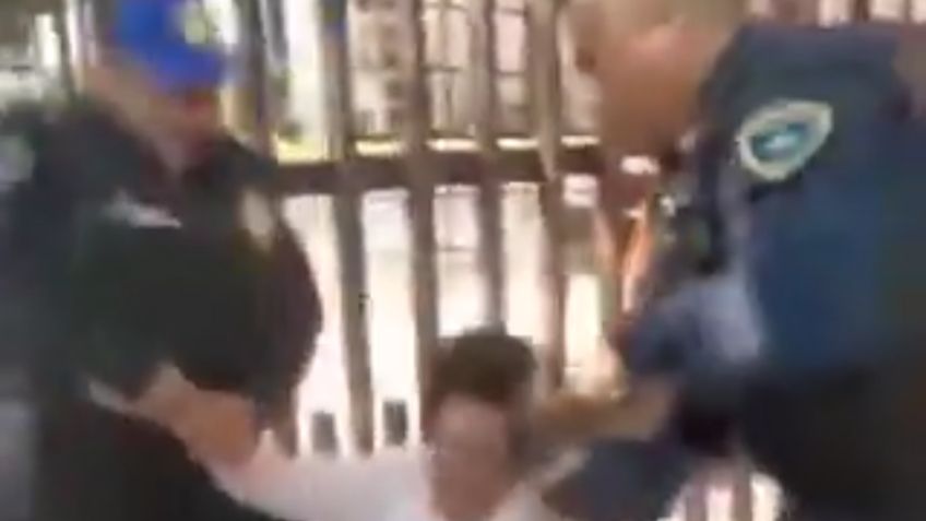 Captan a policías de la CDMX golpear a franelera en la Miguel Hidalgo, SSC se defiendeá