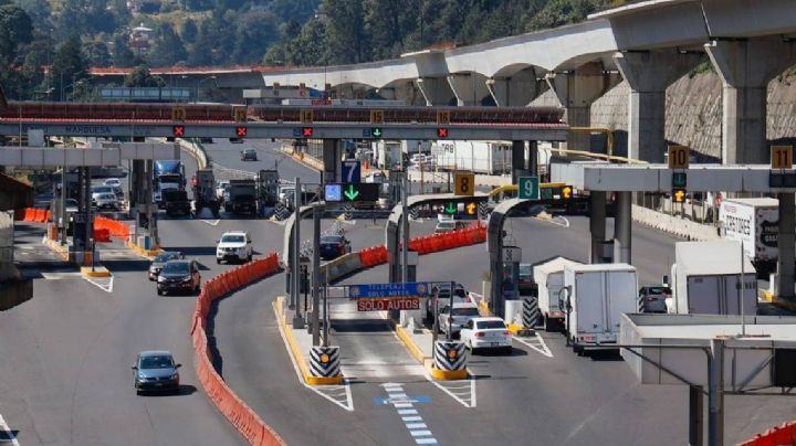 Caos en la Autopista México-Toluca: Anuncian cierres por obras del Tren Interurbano