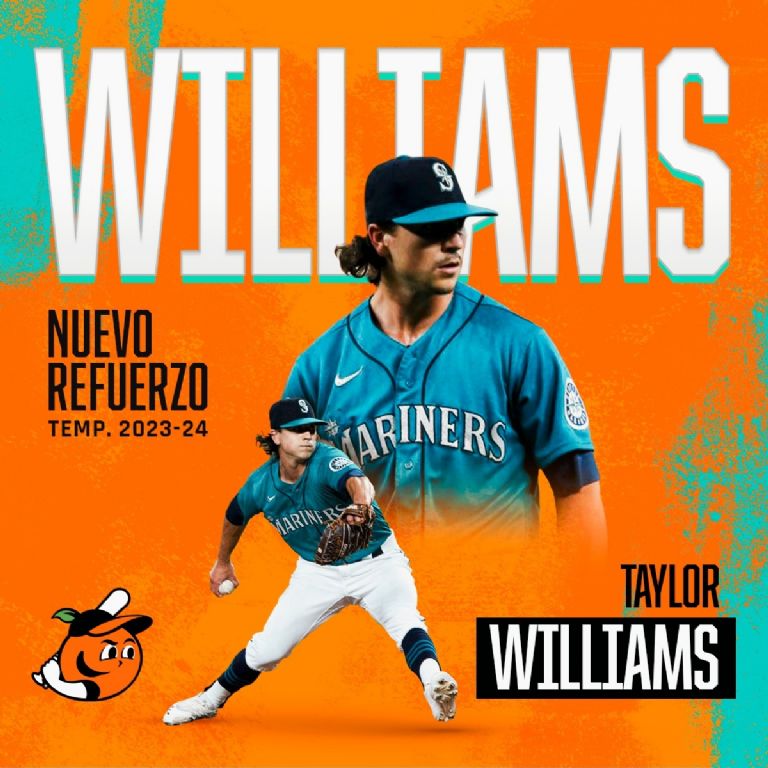Taylor Williams llega a Hermosillo