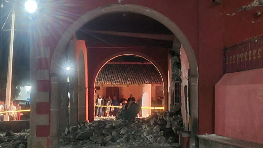 Fuerte explosión causa destrozos en iglesia de Hidalgo; testigos sufren crisis nerviosas