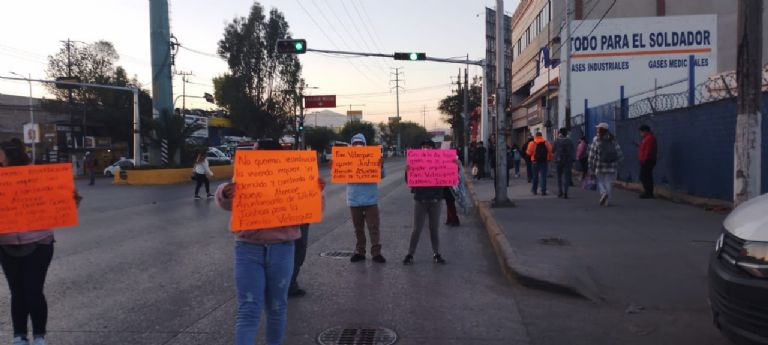 Caos en la Vía López Portillo