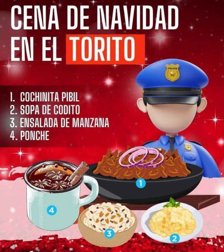 Cena en El Torito para Navidad