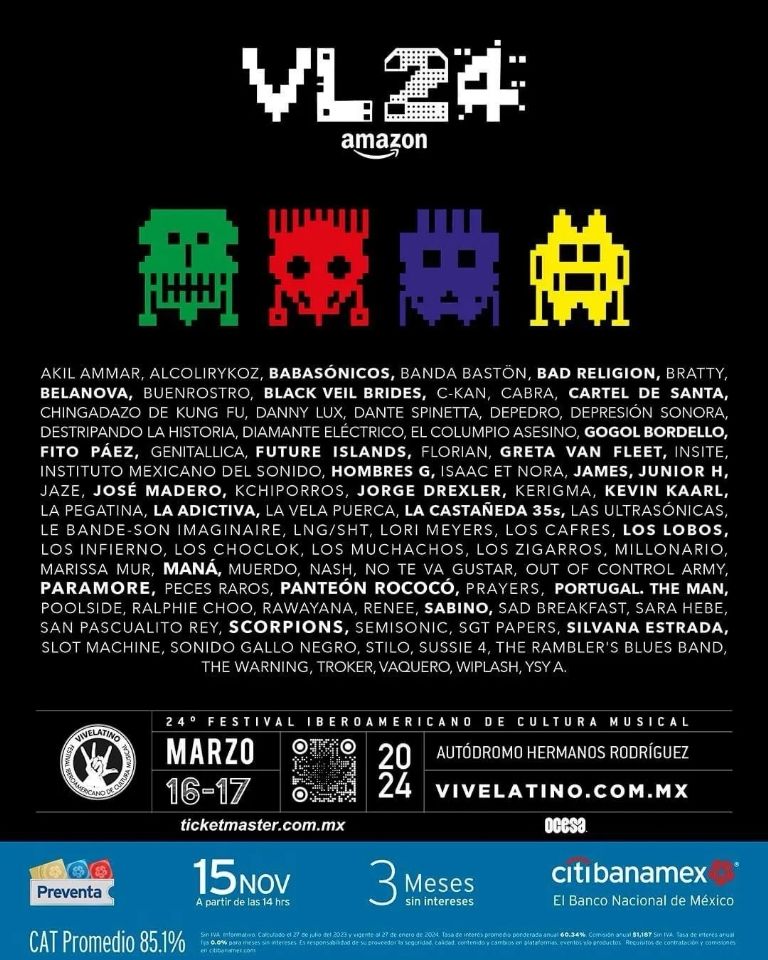 Los conciertos y festivales más esperados en México para el 2024: Un año de música inigualable