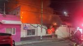 Fuerte incendio consume vivienda en Azcapotzalco; no hay lesionados por el siniestro