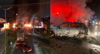 VIDEO: Tabasco vive noche de infierno: balaceras, motines e incendios