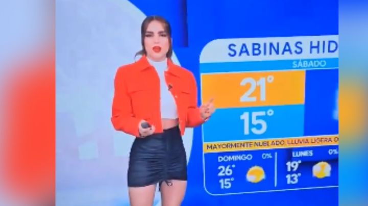 "Me la mam...": Chica del Clima de Multimedios se equivoca y producción la exhibe al aire