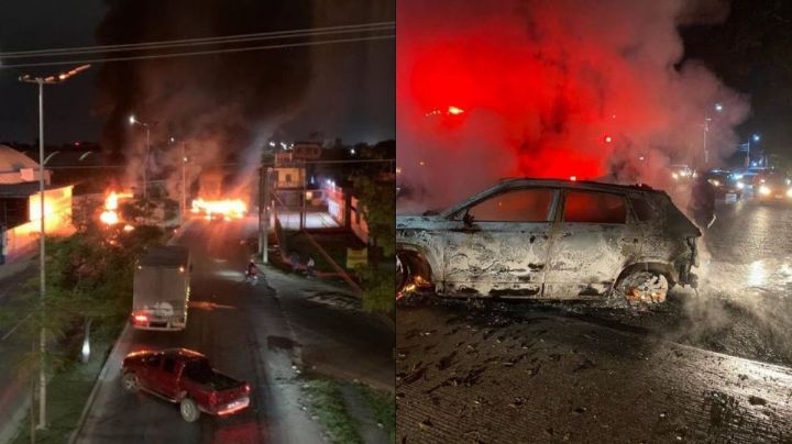 VIDEO: Tabasco vive noche de infierno: balaceras, motines e incendios