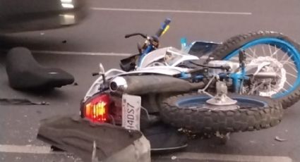 Imágenes fuertes: Motociclistas mueren a horas de Navidad en CDMX; a uno le aplastan la cabeza