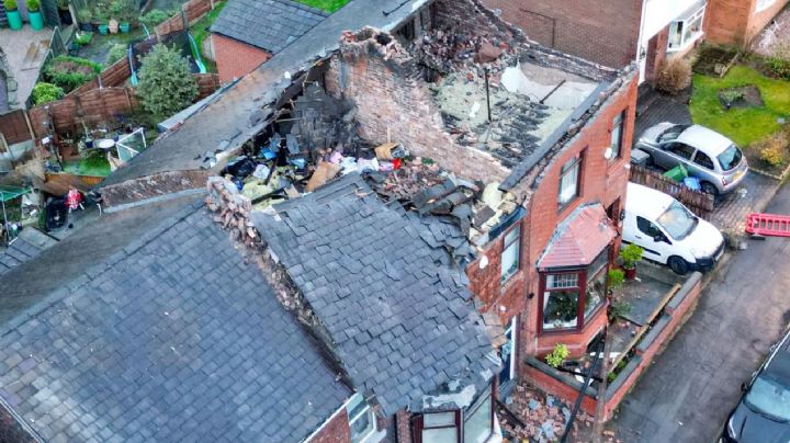 Familia logra sobrevivir a un tornado dentro de su casa, en Reino Unido: “Fue un caos”