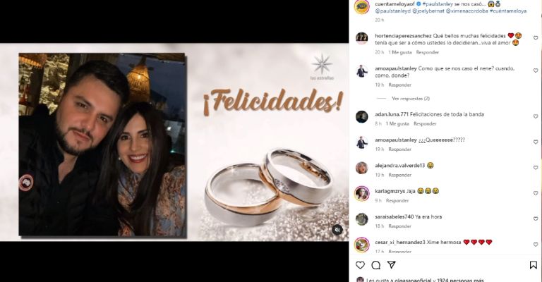 Paul Stanley y Joely Bernat se casan en secreto tras 2 años comprometidos