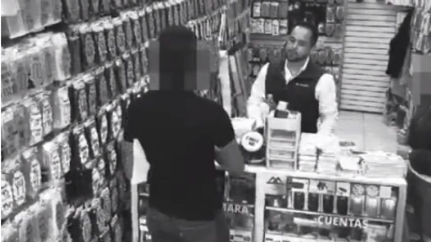 Presunto extorsionador cae en trampa de las autoridades de San Martín Texmelucan en Puebla