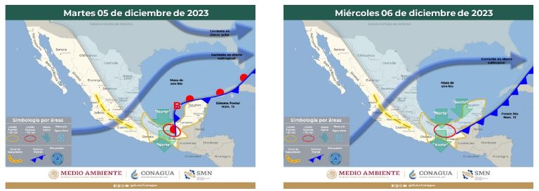 Clima en Sonora para lo siguientes días. Foto: Conagua