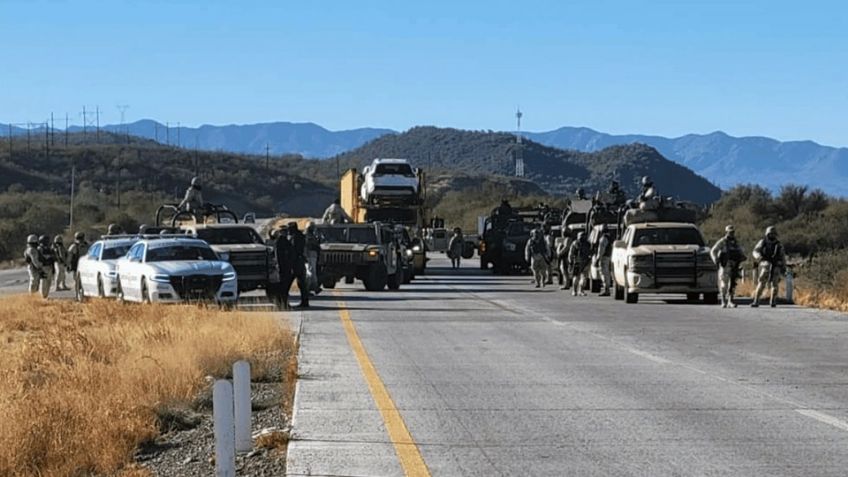 Enfrentamiento entre grupos criminales deja seis detenidos y 13 autos asegurados en Sonora
