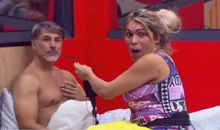 Wendy Guevara y Sergio Mayer