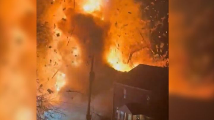 VIDEO: Explota casa en Estados Unidos cuando la Policía la revisaba