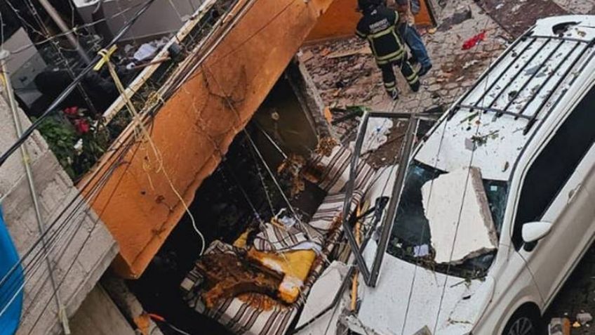 Explosión por acumulación de gas en Nezahualcóyotl deja 2 heridos; esto es lo que se sabe