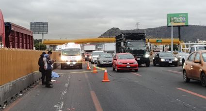 Trágico final: Sujeto muere aplastado por varios vehículos en la autopista México-Puebla