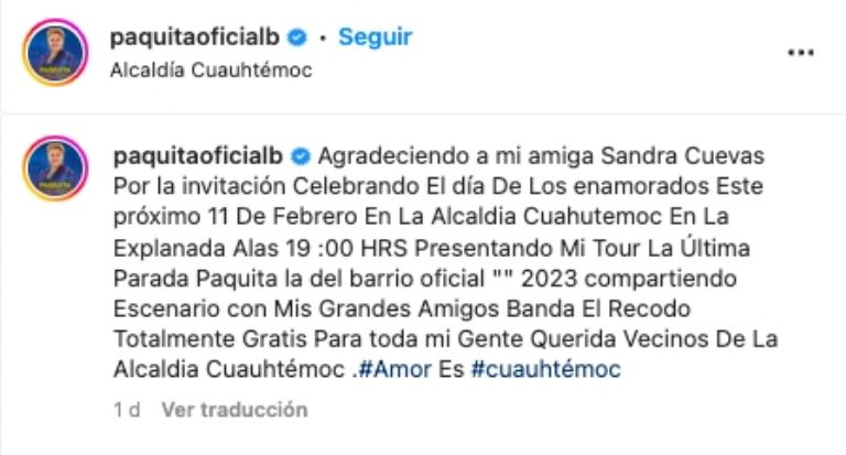 Paquita la del Barrio 