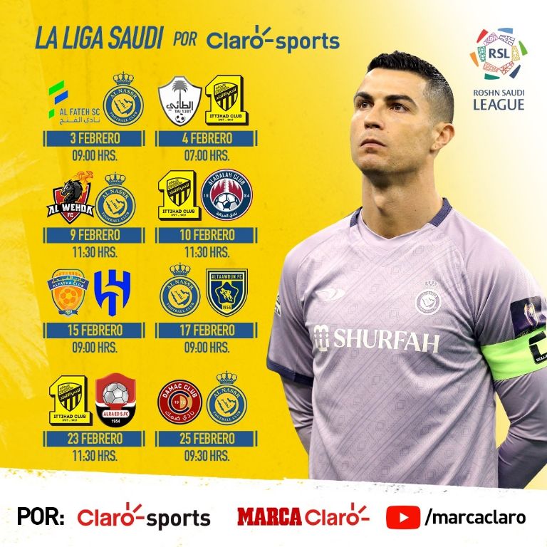 ¡Atención fans de Cristiano Ronaldo! Así podrás ver los partidos del 'Bicho' con el Al Nassr GRATIS