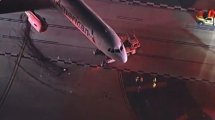 Inesperado: Avión choca contra un autobús de pasajeros; reportan a 5 personas heridas