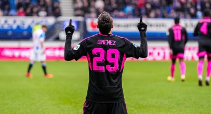 Santiago Giménez tras su gol: "Cuando llegué aquí no era lo suficientemente bueno"