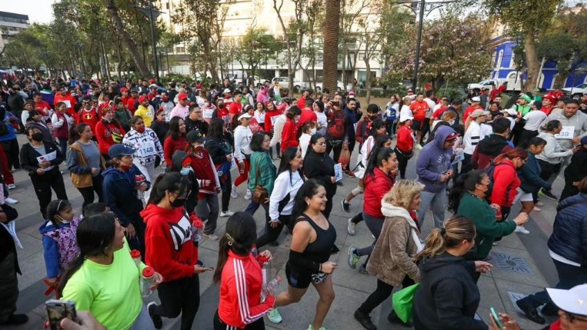La CDMX celebra San Valentín con la carrera del Amor y la Amistad en la Cuauhtémoc