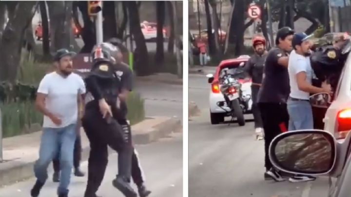 Imágenes fuertes: Detienen a 3 hombres por disparar a un policía en Tlalpan