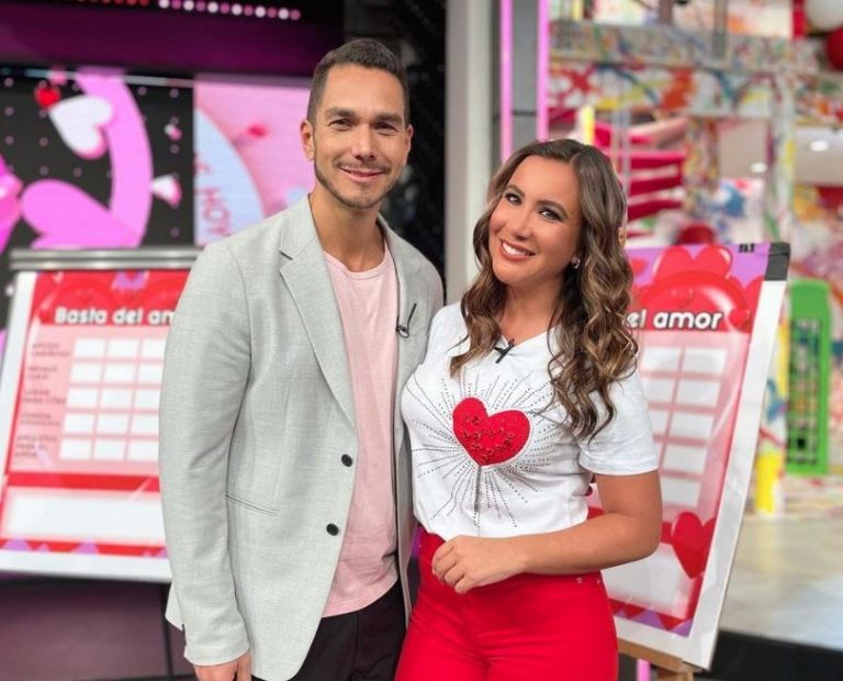 Mariazel y su esposo en Hoy