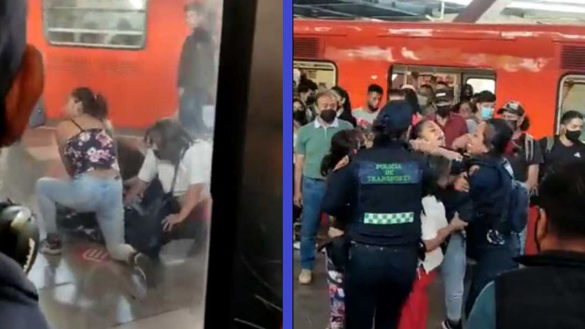 Difunden agresión a oficiales en la estación Iztacalco del Metro de la CDMX