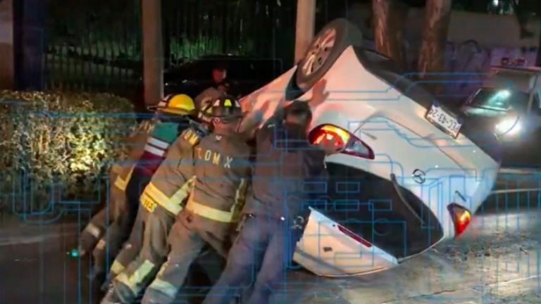 Volcadura Azcapotzalco  