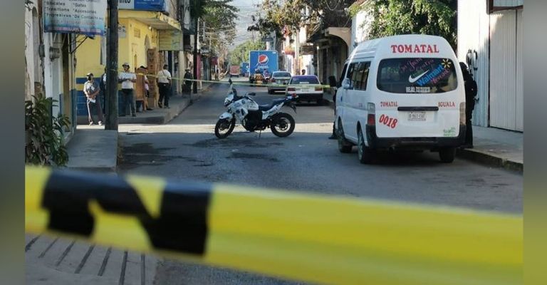 Acordonan el sitio del crimen