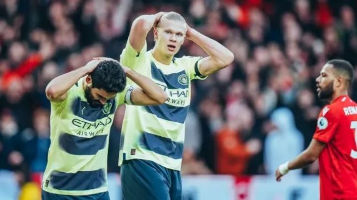 ¡Bajan! Manchester City no puede con Nottingham Forest y ceden el liderato en la Premier League