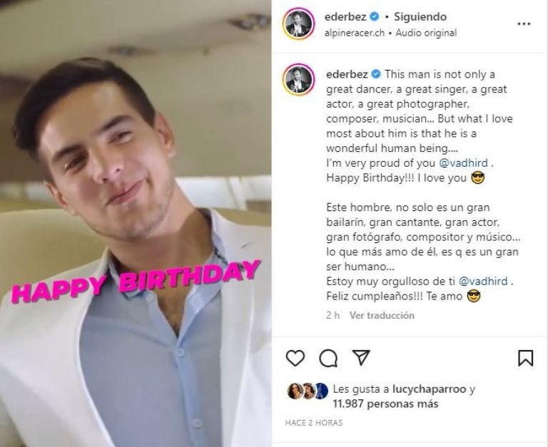 Eugenio Derbez felicita a Vadhir