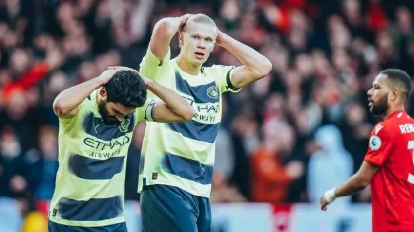 ¡Bajan! Manchester City no puede con Nottingham Forest y ceden el liderato en la Premier League