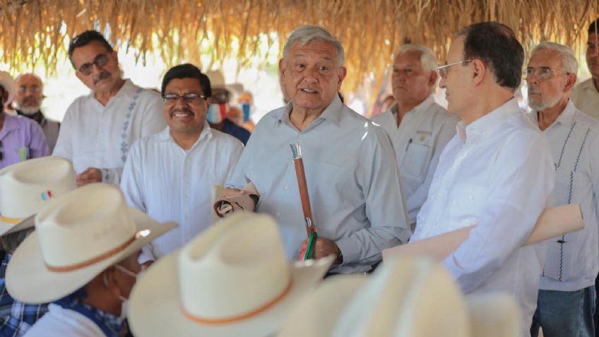 Minuto a minuto de la visita de AMLO a Loma de Guamúchil para revisar el Plan de Justicia para el Pueblo Yaqui