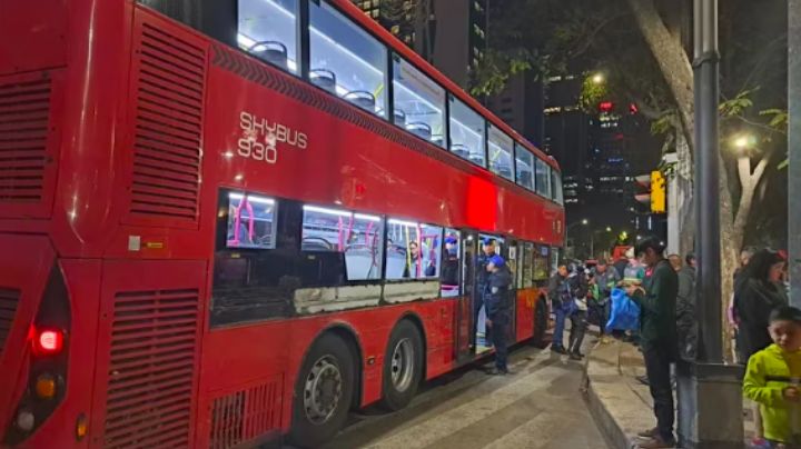 Así fue el choque entre un 'Party Bus' contra una unidad del Metrobús en CDMX donde hubo 6 lesionados