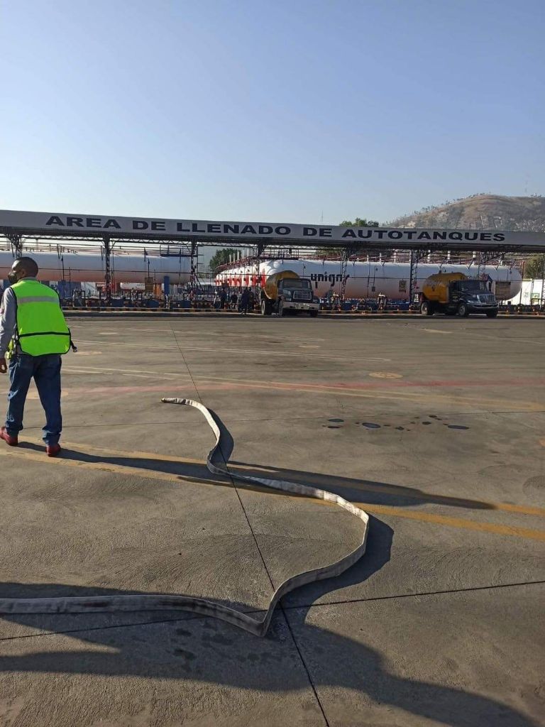 Fuga de gas en Tlalnepantla