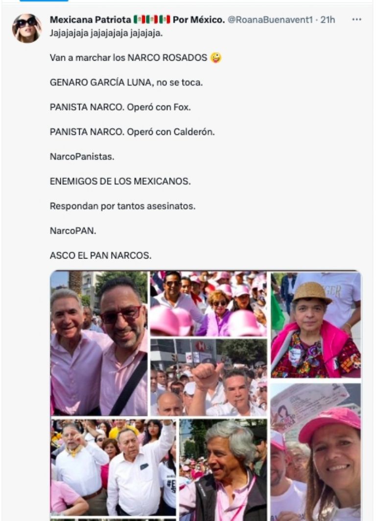 Reacciones contra Calderón 